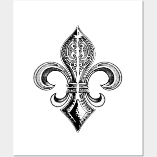 Fleur de lis Posters and Art